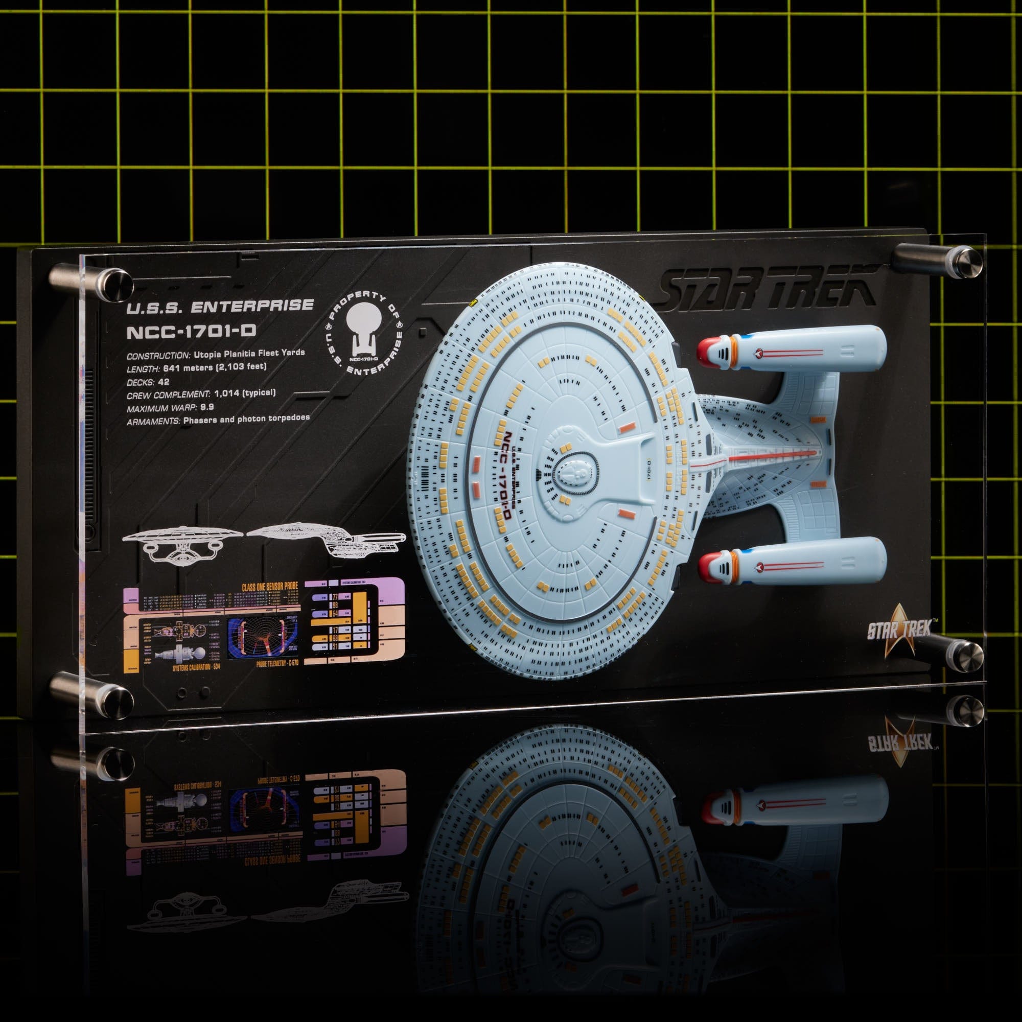 USS Enterprise NCC 1701-D Plaque
