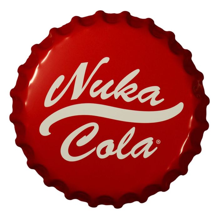 Nuka-Cola Verschlusskappe Metallschild