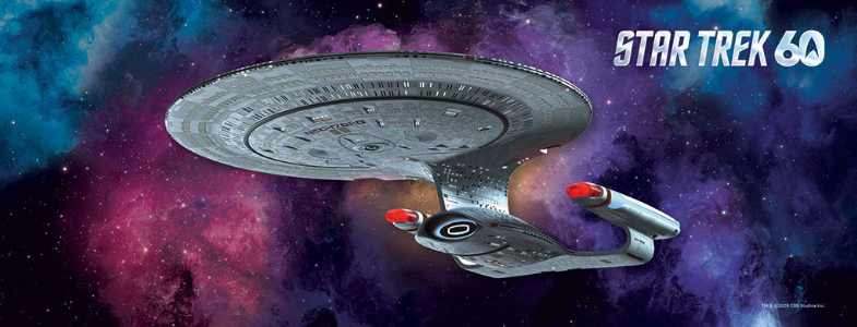 Enterprise-D Star Trek 60 Schreibtischunterlage