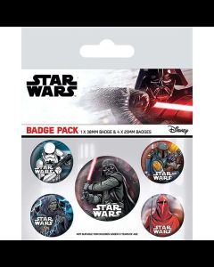 Dunkle Seite Ansteck-Buttons 5er-Pack