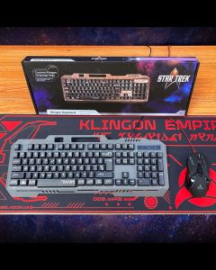 Kligonische USB-Tastatur ohne Bemalung