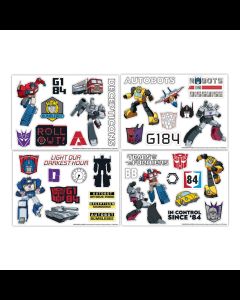 TransformersAufkleber-Set gemischt