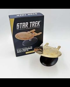 USS Enterprise NCC-1701-D 18K Gold Metallguss-Modell