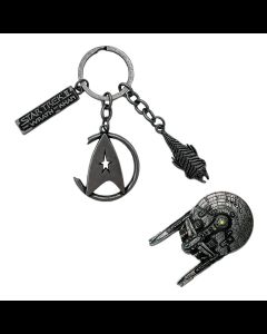 Star Trek II: The Wrath of Khan CHS Keychain and Pin Set 