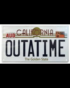 OUTATIME Auto-Kennzeichen (US-Größe)