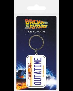 OUTATIME Gummi-Schlüsselanhänger