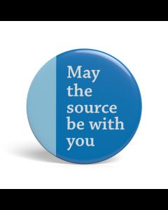 May The Source Be With You Button