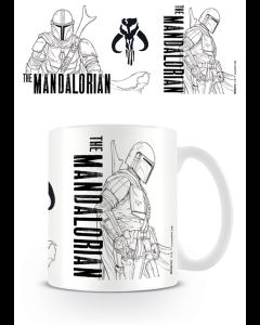 The Mandalorian Line Art Mug