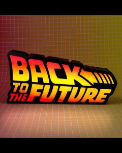Back to the Future Logo LED-Light