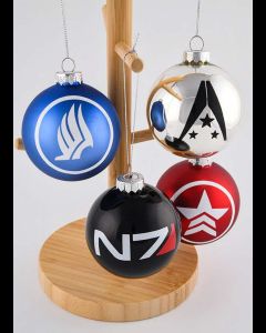 Mass Effect Glass Ball Ornament Set