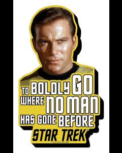 Kirk Boldly Go Magnet