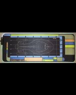 LCARS Voyager Schreibtischunterlage mit LED-Rand