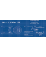 Enterprise Blaupause Schreibtischunterlage