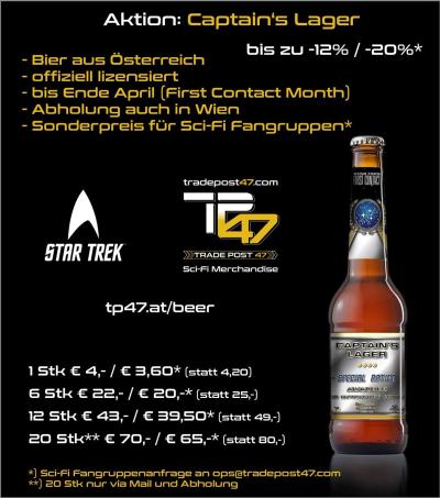 Aktion/Sale: Captain's Lager - First Contact Month